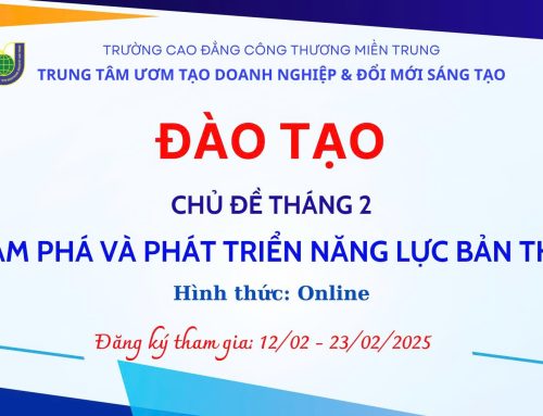 Đăng ký tham gia chương trình Traning với chủ đề “Khám phá và phát triển năng lực bản thân”