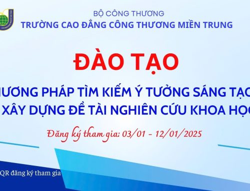 Đăng ký tham gia Chương trình đào tạo “Phương pháp tìm kiếm Ý tưởng Sáng tạo và xây dựng đề tài nghiên cứu khoa học”