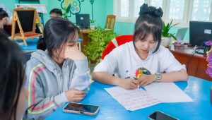 Ngày hội trải nghiệm “một ngày là sinh viên MITC" của học sinh trường THPT Trần Bình Trọng