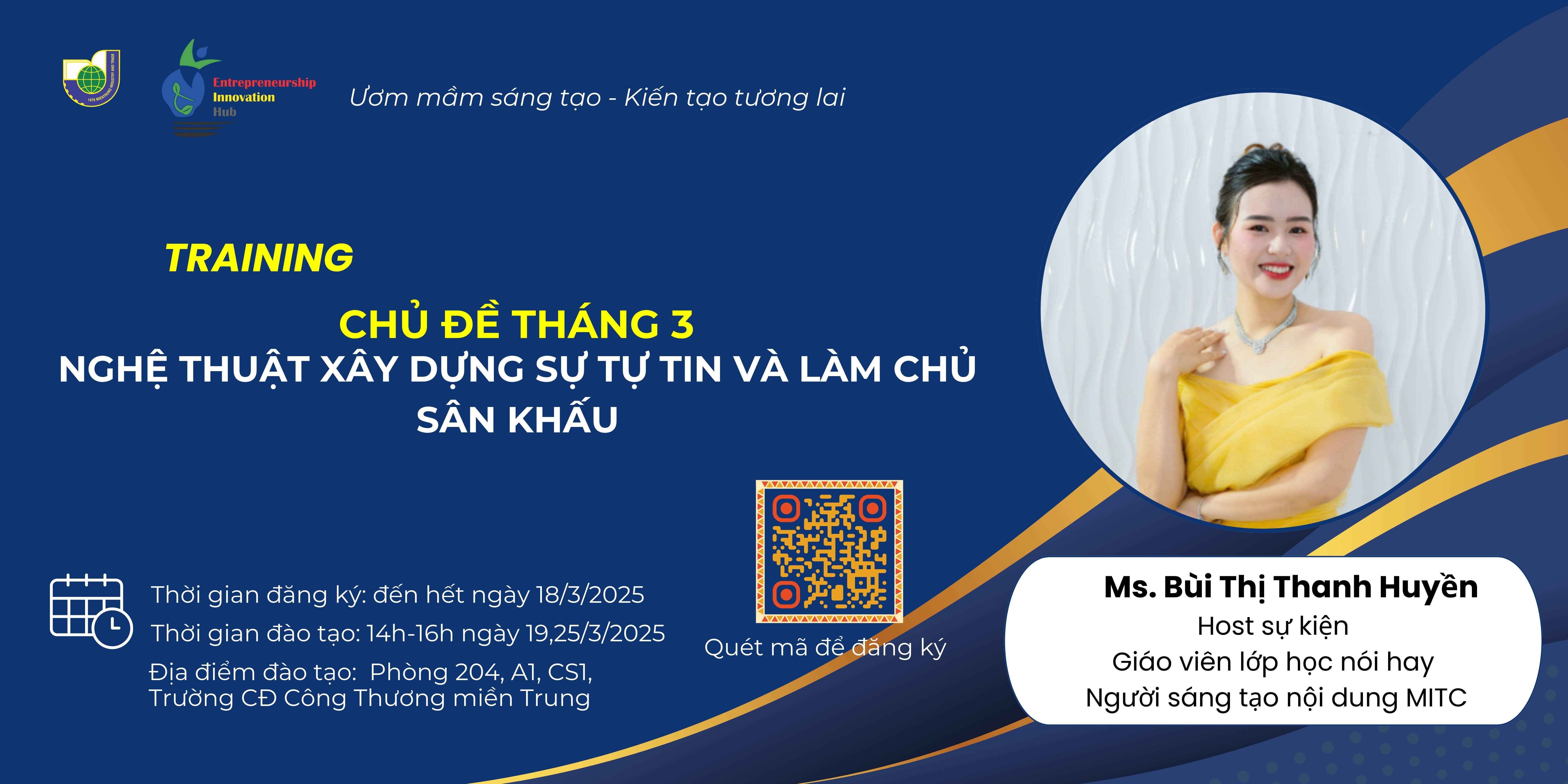 Xây dựng sự tự tin và làm chủ trước đám đông