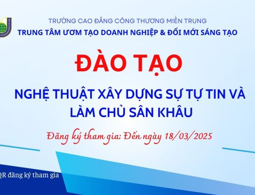 Đăng ký tham gia chương trình đào tạo với chủ đề “Xây dựng sự tự tin và làm chủ trước đám đông”