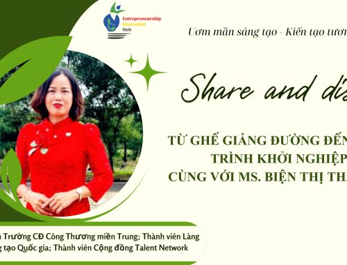 Từ ghế giảng đường đến hành trình khởi nghiệp – Khi ý tưởng được gieo mầm đúng lúc