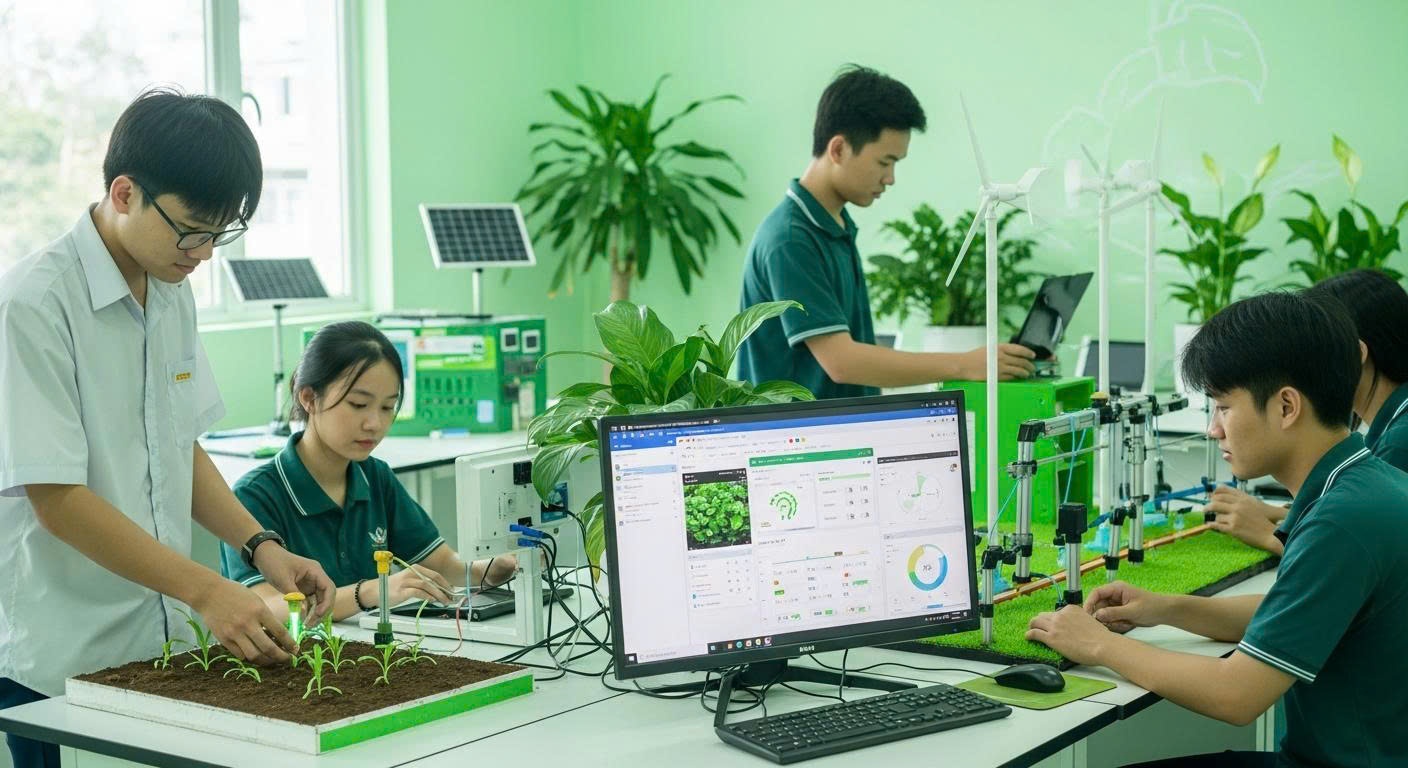 Mô hình thử nghiệm nông nghiệp thông minh – giải pháp cảm biến IoT